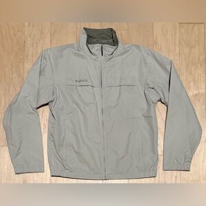 Columbia Sportswear Full Zip Harrington Jacket Khaki Beige Tan Men’s Medium